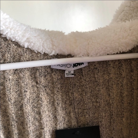 Fashion Nova Hooded Cardigan NWT - Picture 5 of 5